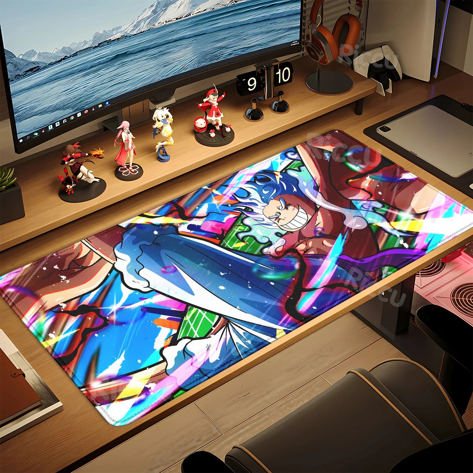 HD peripherals One P-Piece Gaming Mouse Pad Japan Anime Gamer Keyboard PC Mouse Mat Rubber Cartoon Motbook Computer Book cushion