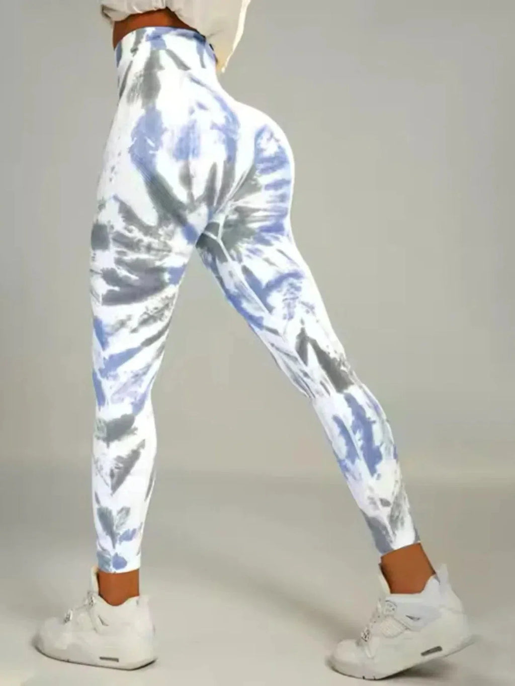 🧘‍♀️ Tie-Dye Seamless High-Waist Scrunch Butt Leggings