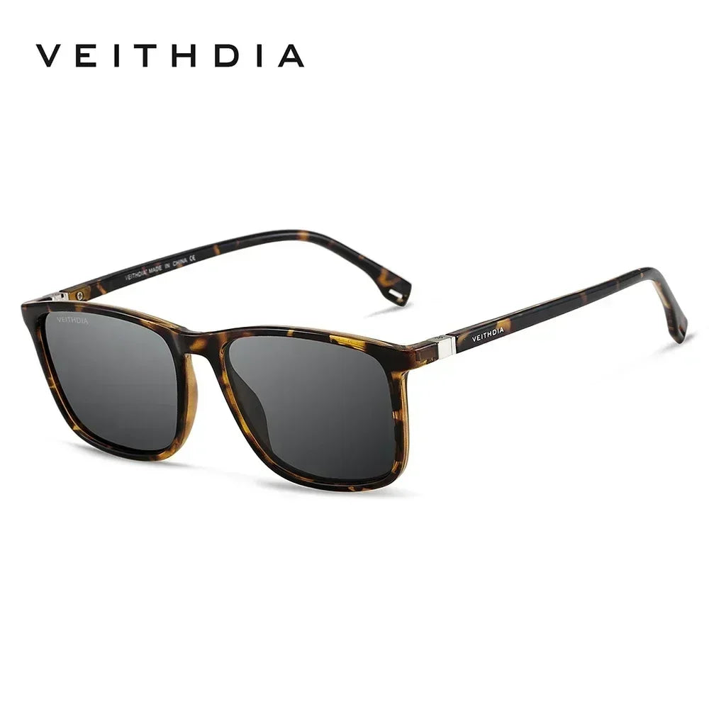 VEITHDIA Brand New Sunglasses Unisex Retro TR90 Sunglasses Polarized UV400 Lens Vintage Eyewear Sun Glasses For Men/Women 7521