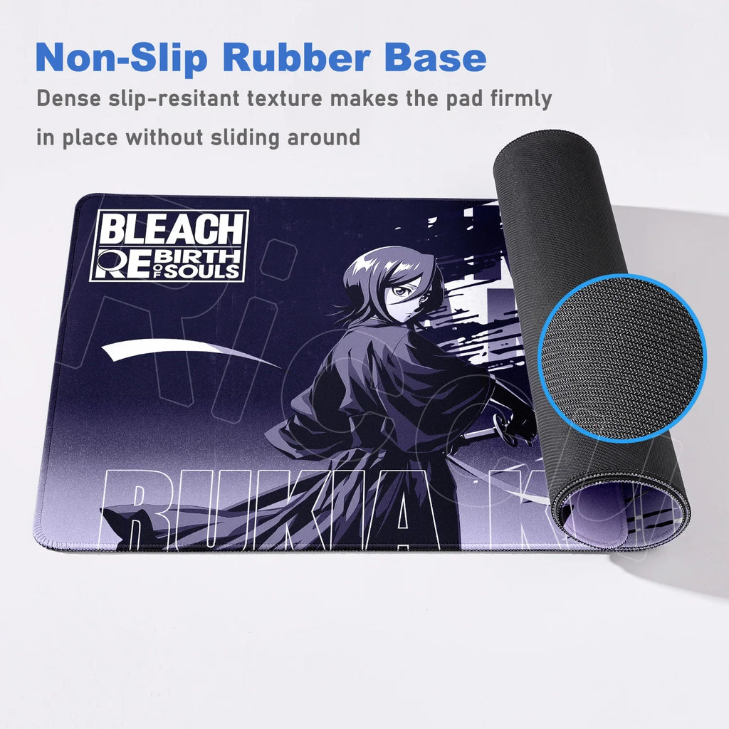 Gaming BLEACH Mouse Pad XXL Laptops Office Durable Desk Mat 900x400mm Kuchiki Rukia Gamer Cabinet Keyboard Carpet Speed Mousepad