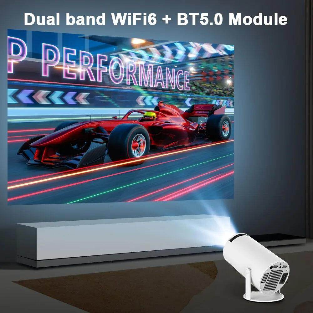 Proyector 4K portátil - Proyector de cine en casa para exteriores