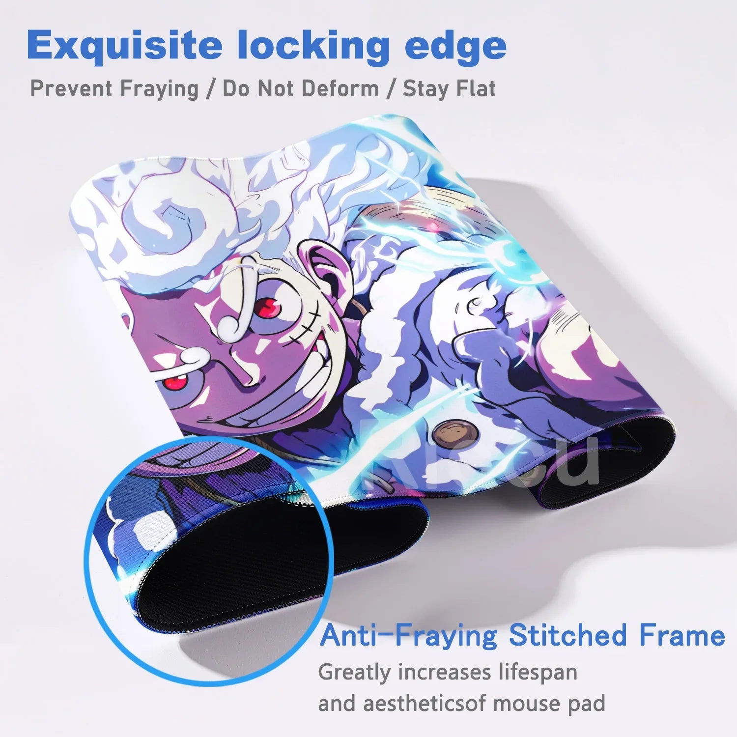 HD peripherals One P-Piece Gaming Mouse Pad Japan Anime Gamer Keyboard PC Mouse Mat Rubber Cartoon Motbook Computer Book cushion