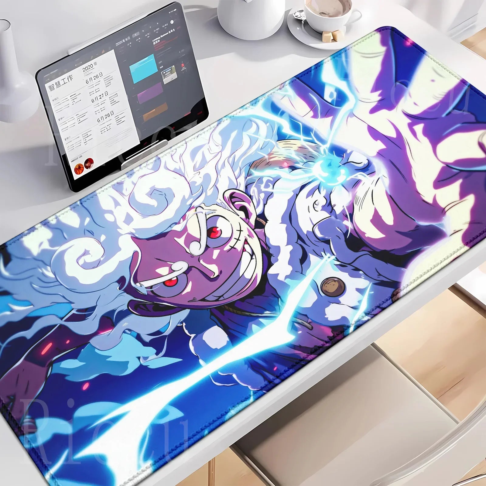 HD peripherals One P-Piece Gaming Mouse Pad Japan Anime Gamer Keyboard PC Mouse Mat Rubber Cartoon Motbook Computer Book cushion
