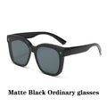 Gafas de Sol Polarizadas Cuadradas Fashion para Recetar Miopía, Lentes de Sol Portátiles para Hombre y Mujer, Vintage, para Pesca y Conducir