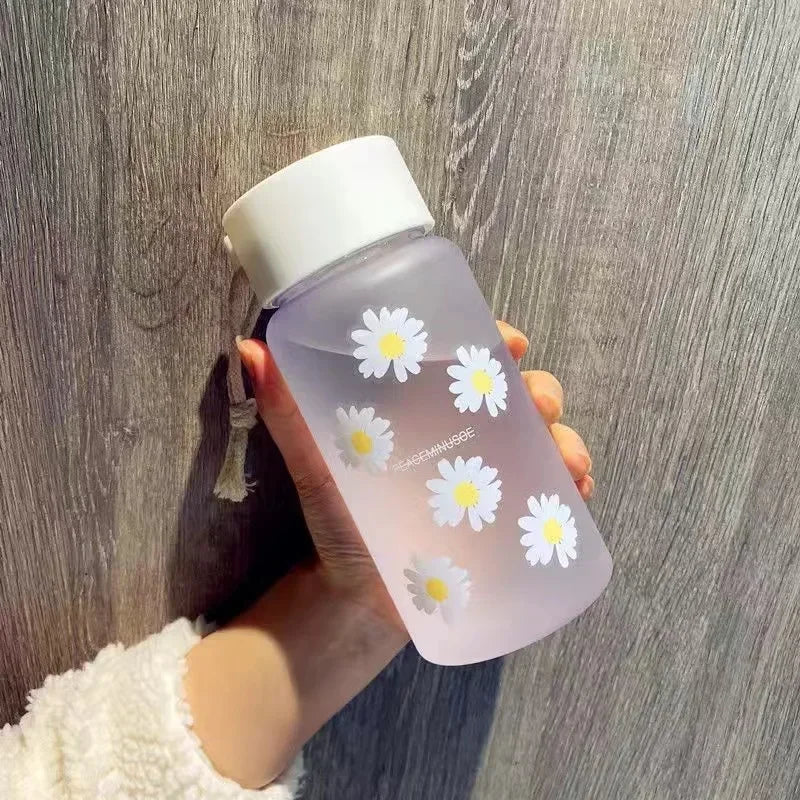 Botella de agua termo portátil | Termo Kawaii de acero inoxidable para el verano