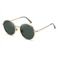 Gafas de sol polarizadas redondas Steampunk con prescripción para mujer y hombre UV400 antideslumbrantes para miopía, potencia de 0 a -0.5, -0.75 a -6.0