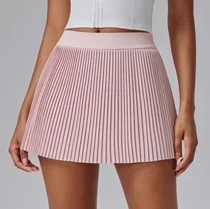 Falda deportiva floral con descuento para mujer, de secado rápido, bádminton, tenis, falda pantalón, fitness, falda plisada de medio cuerpo, shorts