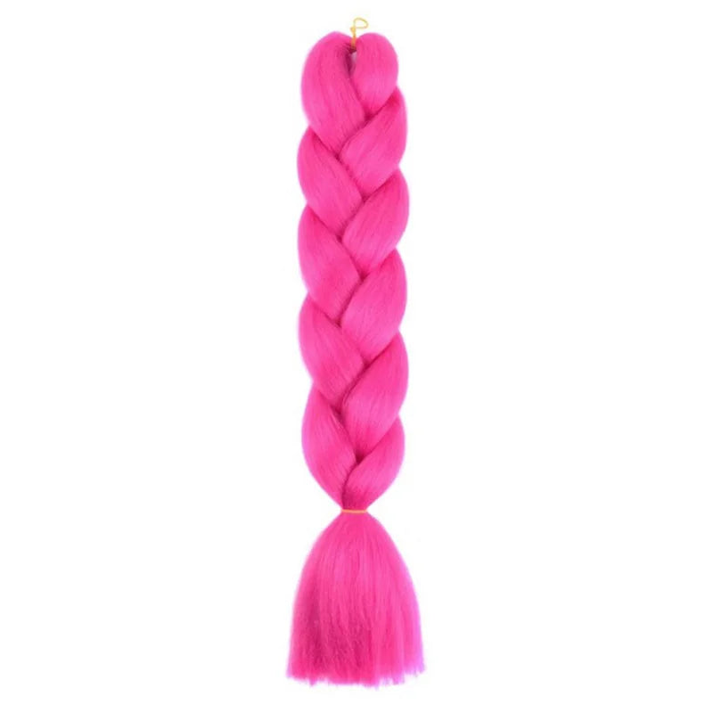 Extensiones de Cabello Jumbo para Trenzas de 24 Pulgadas | Dreadlocks Sintéticas Lacias Yaki