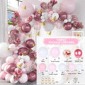 Kit de arco de guirnalda de globos de mariposa morada, globos de látex para fiesta de cumpleaños, decoración para niños, adultos, bodas, baby shower