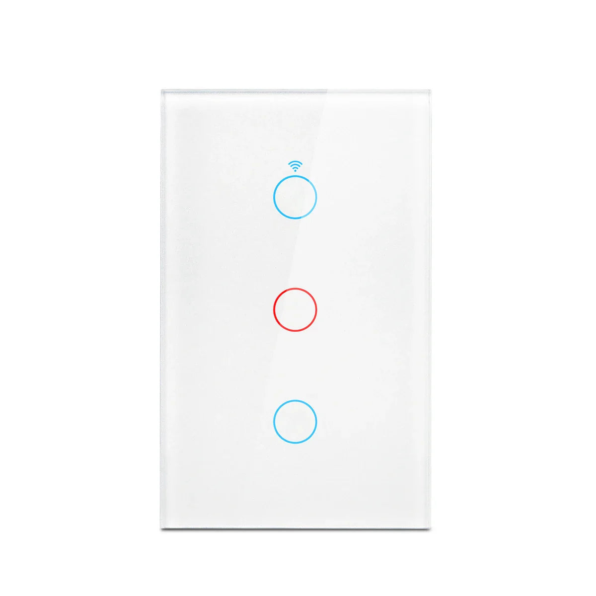Tuya Smart Switches US Neutral Wire/No Neutral Wire Required 1/2/3/4 Gang Light WiFi Touch Switch Work with Alexa Google Home