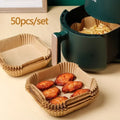 Disposable Air Fryer Paper Liners | Oil-Proof Baking Trays Set