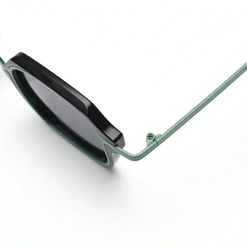Caterside Gafas de sol polarizadas de estilo punk retro para hombres, moda, gafas de sol cuadradas para mujer, para viajes al aire libre, conducir, protección UV400