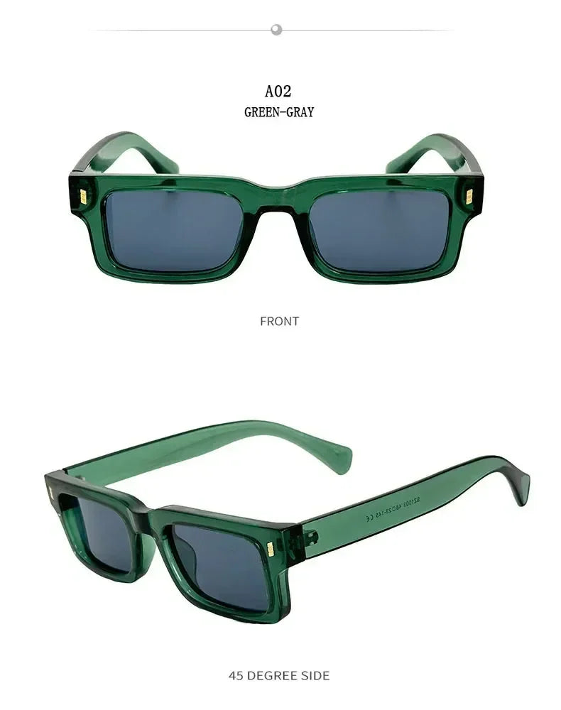 Gafas De Sol De Moda Para Hombre Lentes Vintage Retro Cuadradas Para Mujer Gafas De Sol Trendy Y A La Moda Gafas De Sol Hombre Zonnebril