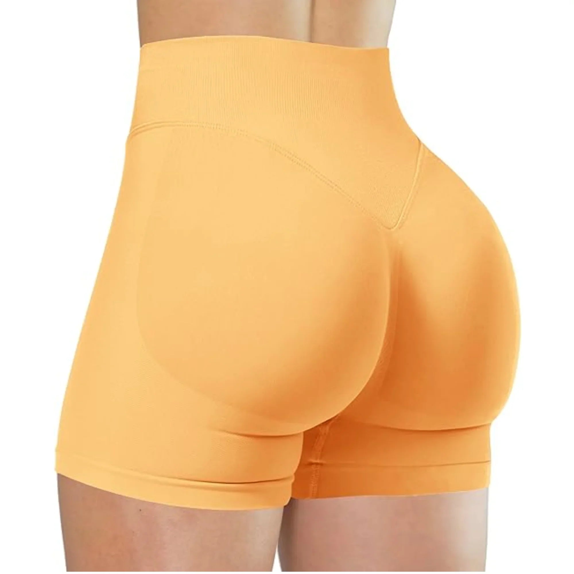 Pantalones cortos de yoga de cintura alta para verano, a la moda y sexys, para correr, fitness, leggings de yoga de color sólido