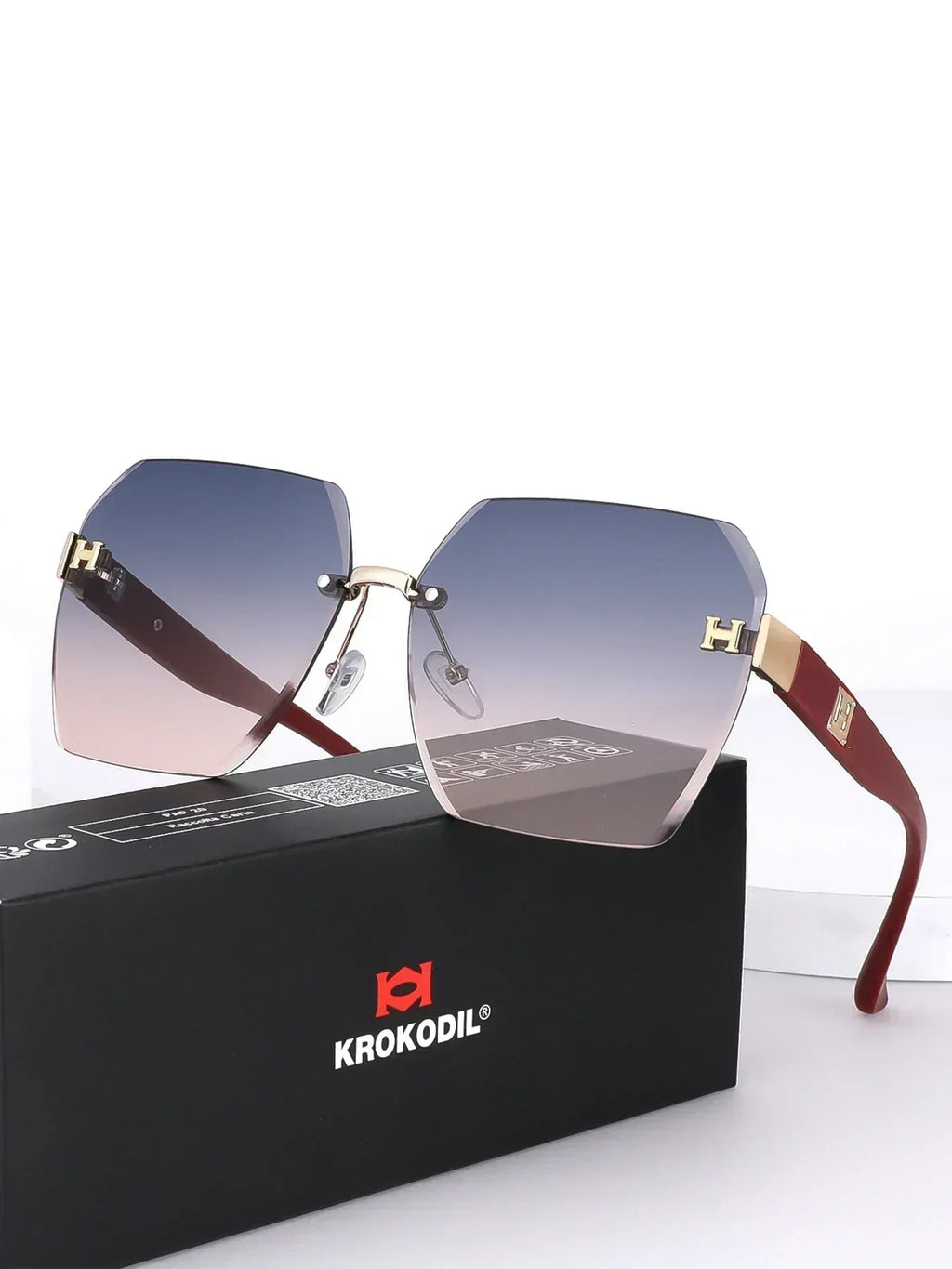 Gafas de Sol de Moda 2025 de Lujo, Marca de Diseñador, Mujer Hombre, Retro Cuadradas, Montura Grande, Protección UV400, Gafas para Exteriores, Con Estuche