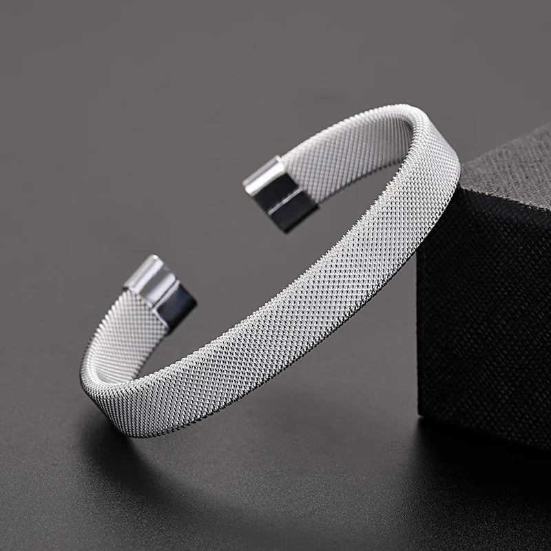 Wholesale Fine 925 Sterling Silver Bangles Bracelet Charms Heart Open for Women Lady Jewelry Adjustment Cuff Wedding Gift