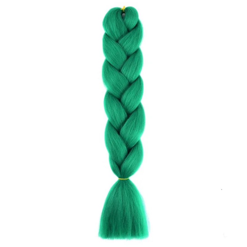 Extensiones de Cabello Jumbo para Trenzas de 24 Pulgadas | Dreadlocks Sintéticas Lacias Yaki