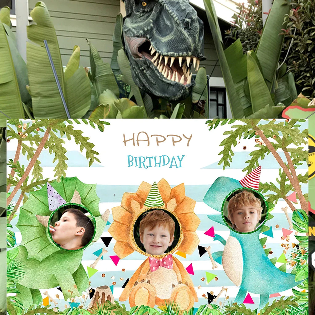 Dinosaur Birthday Polyester Background Mermaid Party Decor Kids Wedding Birthday Party Supplies Baby Shower Under The Sea Party