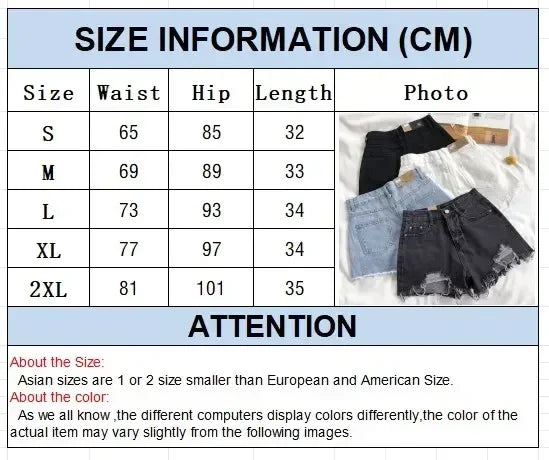 Pantalones cortos de mezclilla coreanos para mujer, moda de verano, casual, cintura alta, jeans rotos, bolsillos con flecos, pantalones Y2K, ropa de calle azul