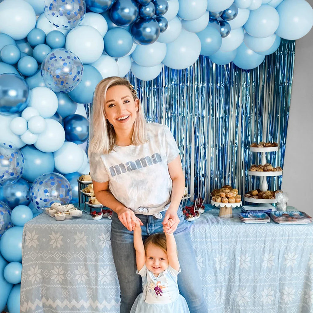 Kit de arco de guirnalda de globos azules, decoración de fiesta de cumpleaños para niños y hombres, artículos para fiesta de bodas y cumpleaños, decoración para baby shower, globos de látex