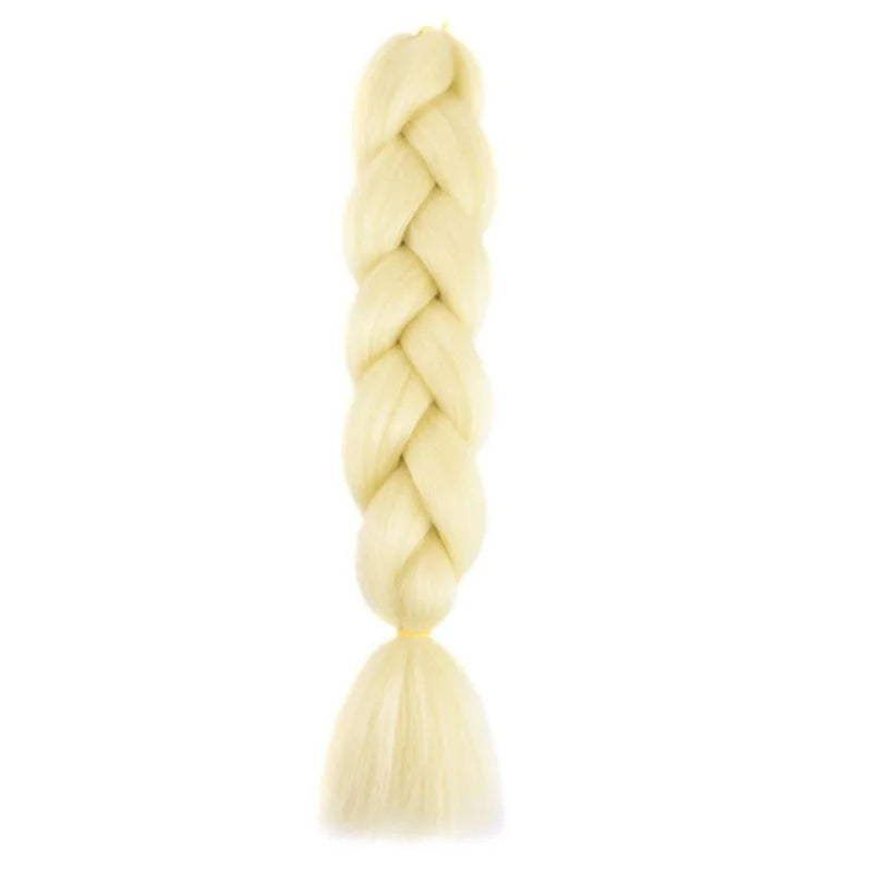 Extensiones de Cabello Jumbo para Trenzas de 24 Pulgadas | Dreadlocks Sintéticas Lacias Yaki