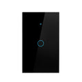 Interruptores inteligentes Tuya (EE. UU.) con cable neutro/sin cable neutro necesario, interruptor de luz táctil WiFi de 1/2/3/4 grupos, funciona con Alexa Google Home