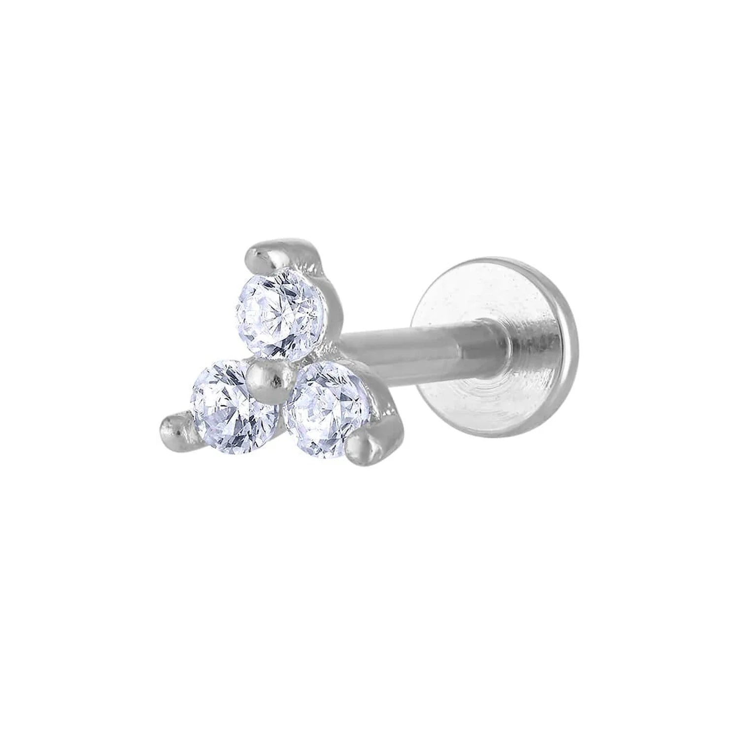 Lightning Internal Thread Labret Piercing Crown Bee Flowers Cartilage Earring Tragus Conch 316L Stainlesss Steel Body Jewelry
