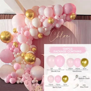 Pink Macaron Balloons Garland Arch Kit Birthday Party Decor Kids Wedding Birthday Party Supplies Baby Shower Decor Latex Ballon