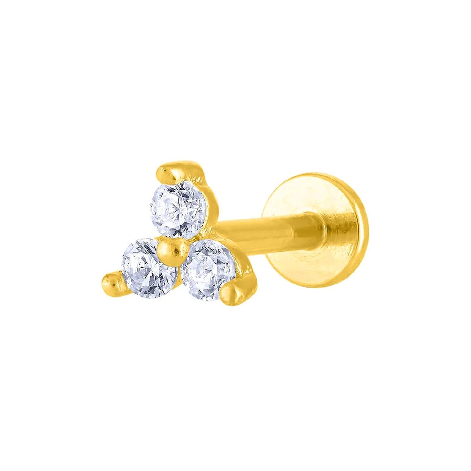 Lightning Internal Thread Labret Piercing Crown Bee Flowers Cartilage Earring Tragus Conch 316L Stainlesss Steel Body Jewelry
