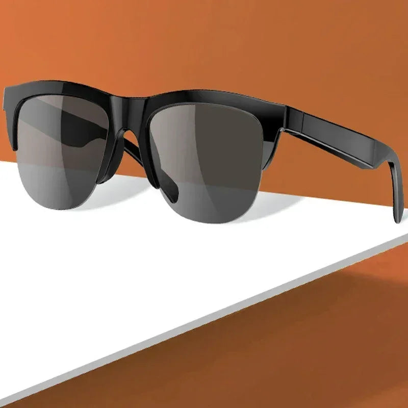 Gafas Bluetooth Inteligentes Auriculares Inalámbricos Auriculares Táctiles Conducción Ósea Música Auriculares Inalámbricos Gafas de Sol Resistentes a los Rayos UV