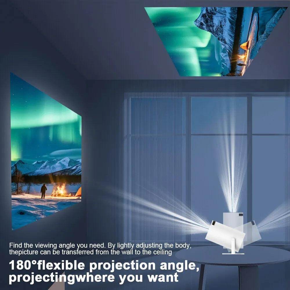 Proyector 4K portátil - Proyector de cine en casa para exteriores