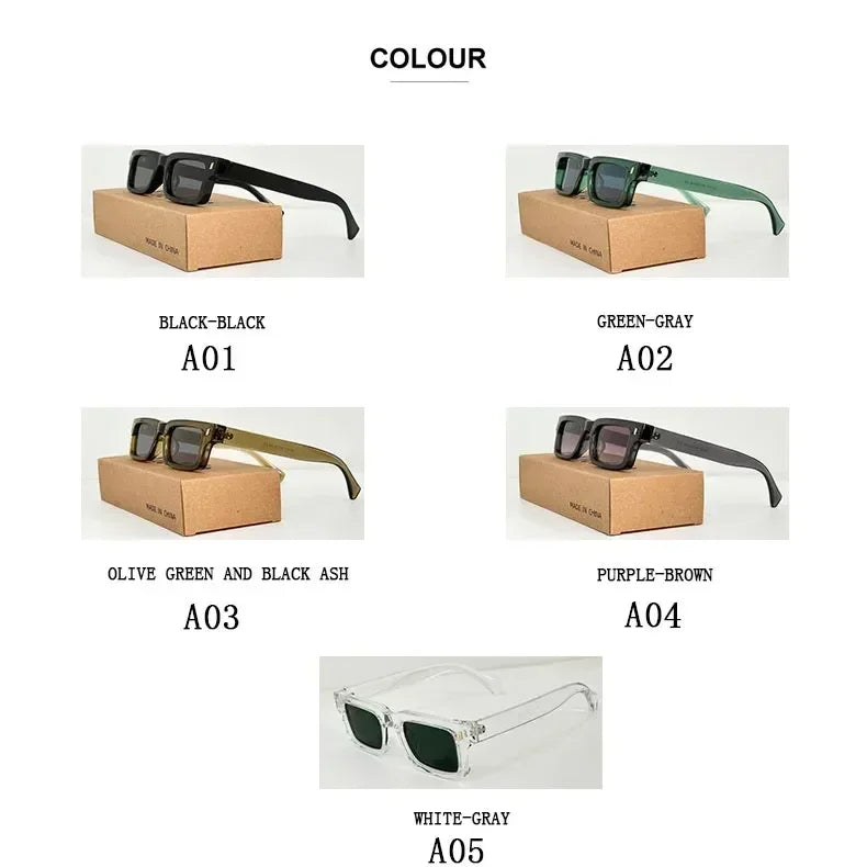 Gafas De Sol De Moda Para Hombre Lentes Vintage Retro Cuadradas Para Mujer Gafas De Sol Trendy Y A La Moda Gafas De Sol Hombre Zonnebril