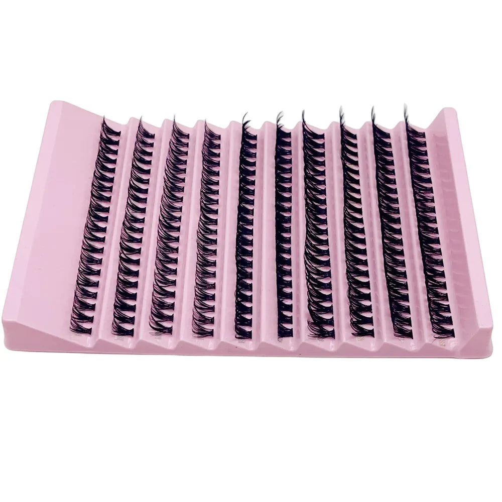 Pestañas Individuales 8-16mm 200pcs Pestañas en Grupo | Aspecto Natural Bandeja Mixta para Extensión de Pestañas DIY