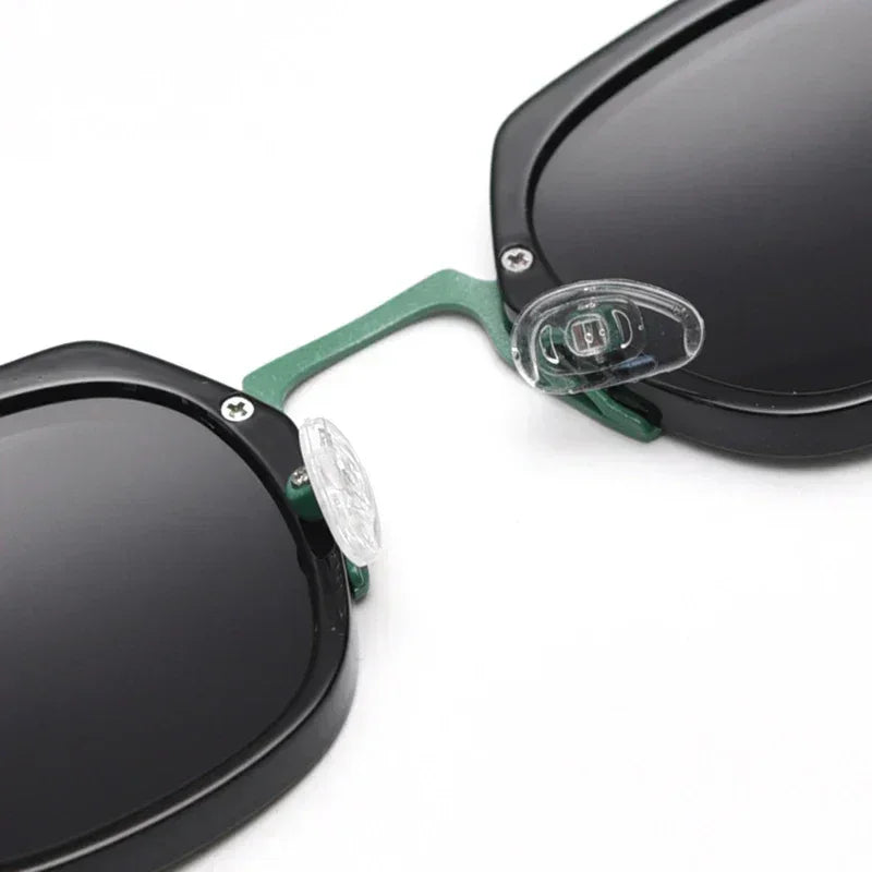 Caterside Gafas de sol polarizadas de estilo punk retro para hombres, moda, gafas de sol cuadradas para mujer, para viajes al aire libre, conducir, protección UV400