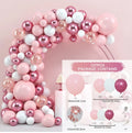 Kit de guirnalda de globos macaron rosados, arco, decoración para fiesta de cumpleaños, niños, boda, suministros para fiesta de cumpleaños, decoración para baby shower, globos de látex
