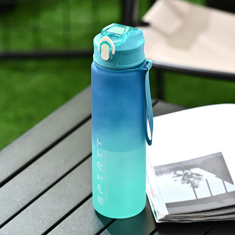 Peace botella de agua deportiva de gran capacidad de 800 ml | Vaso de plástico a prueba de fugas para gimnasio, actividades al aire libre y viajes