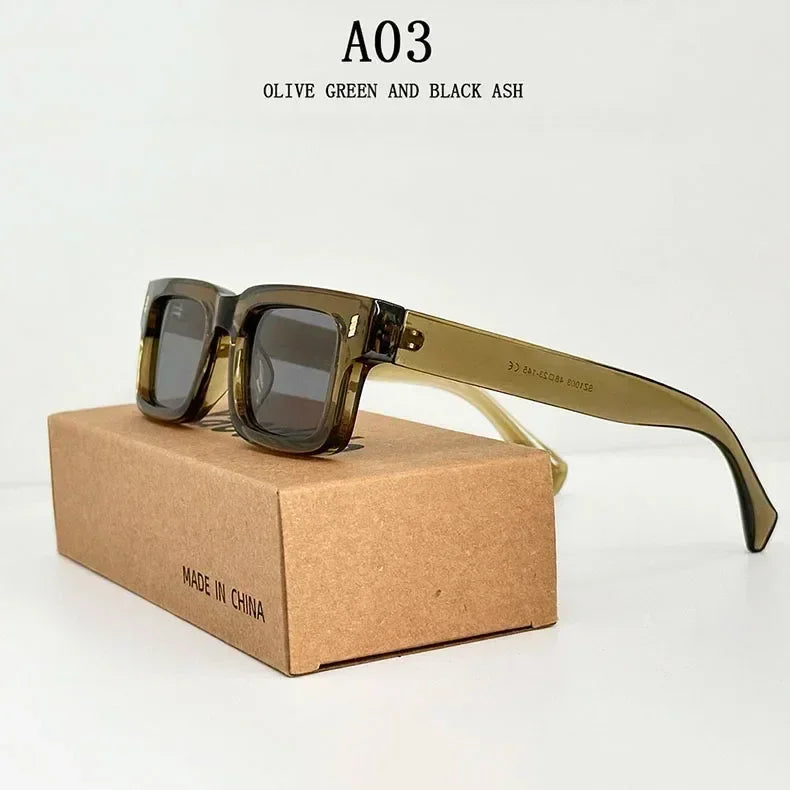 Gafas De Sol De Moda Para Hombre Lentes Vintage Retro Cuadradas Para Mujer Gafas De Sol Trendy Y A La Moda Gafas De Sol Hombre Zonnebril