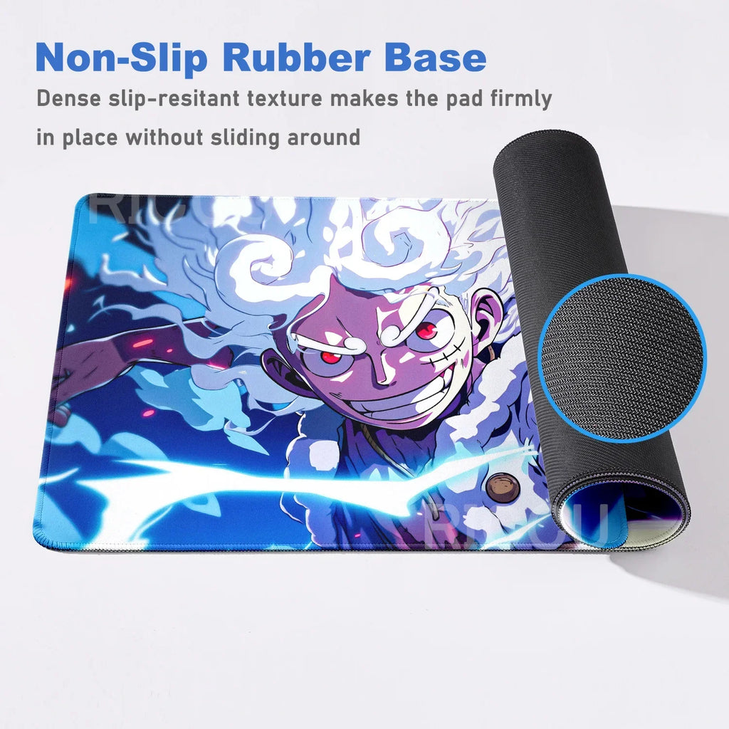 HD peripherals One P-Piece Gaming Mouse Pad Japan Anime Gamer Keyboard PC Mouse Mat Rubber Cartoon Motbook Computer Book cushion
