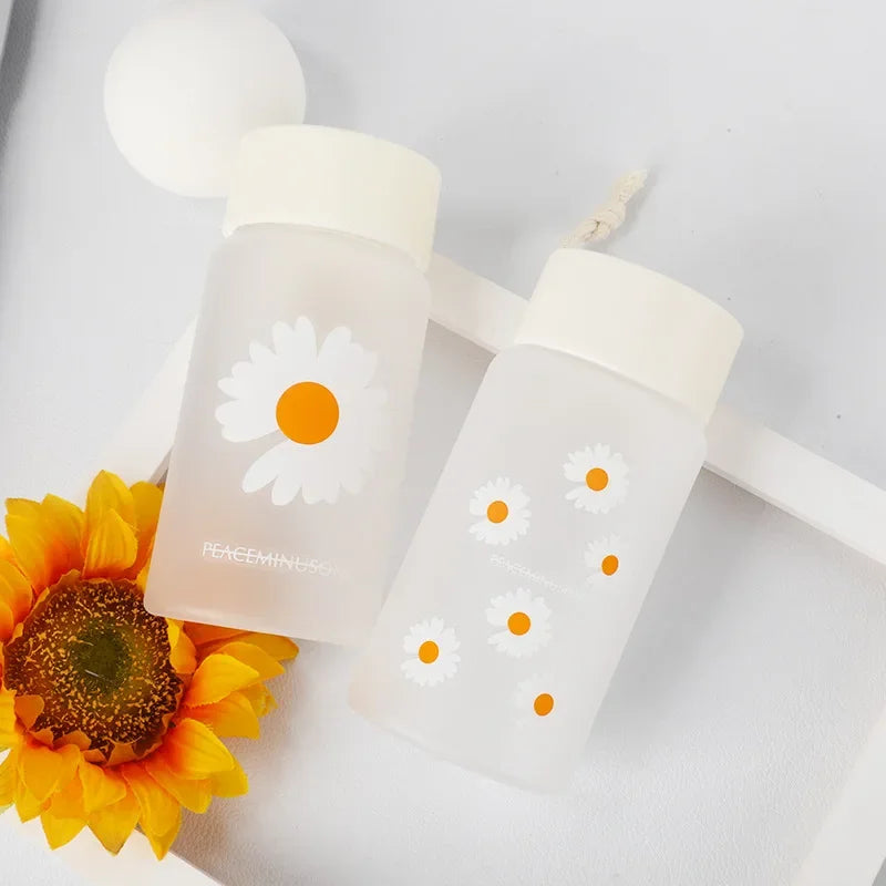 Botella de agua termo portátil | Termo Kawaii de acero inoxidable para el verano