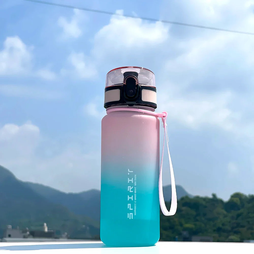 Large Capacity Motivational Sports Water Bottle | Leak Proof Reusable Cup for Gym Outdoor Travel