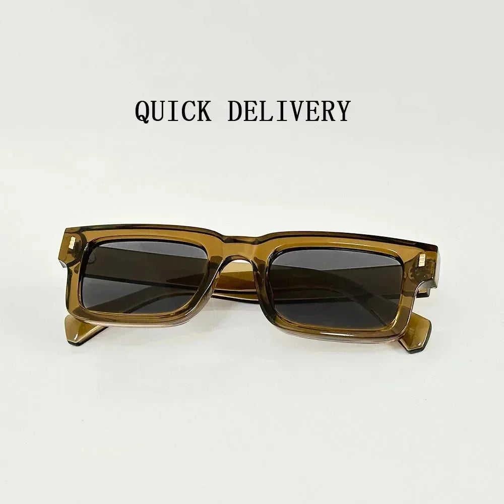 Gafas De Sol De Moda Para Hombre Lentes Vintage Retro Cuadradas Para Mujer Gafas De Sol Trendy Y A La Moda Gafas De Sol Hombre Zonnebril