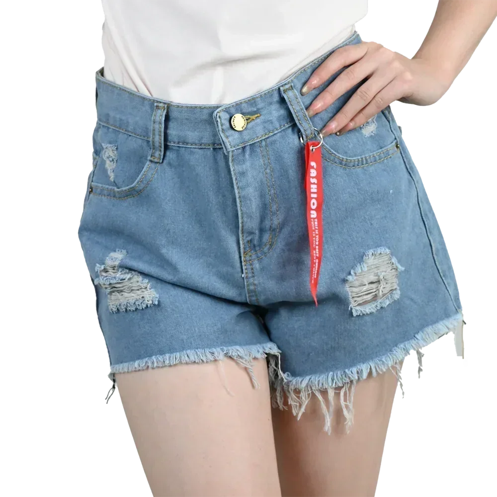 3 shorts vaqueros de mujer de cintura alta 2025 de verano, pantalones cortos negros, azules y blancos, pantalones vaqueros rotos para mujer, pantalones cortos, ropa de calle