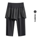 DRUR Pantalones Cortos de Yoga para Mujer, Verano, Deportivos, de Cinco Cuartos, Cintura Elástica, para Correr, Entrenamiento, Leggings Cortos para Mujer, Pantalones Cortos Deportivos