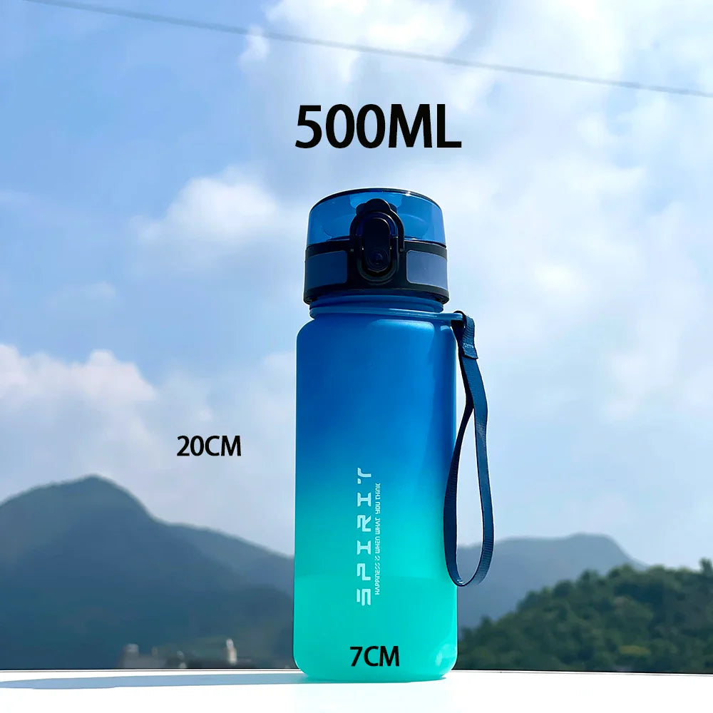 Large Capacity Motivational Sports Water Bottle | Leak Proof Reusable Cup for Gym Outdoor Travel