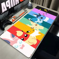 Alfombrilla de ratón de Anime Japonés para PC, colorida, Kawaii E-evee, para juegos, alfombrilla XXL P-pokemon, teclado, alfombrilla de goma para portátil, alfombrilla de escritorio para juegos