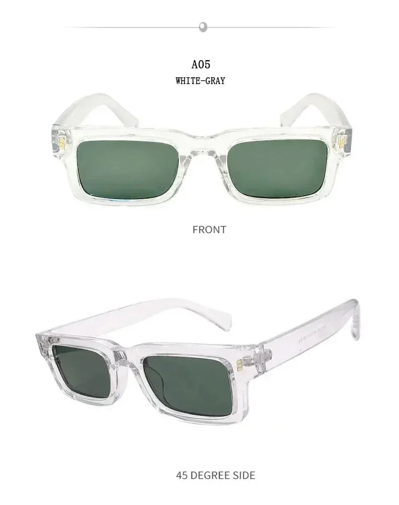 Gafas De Sol De Moda Para Hombre Lentes Vintage Retro Cuadradas Para Mujer Gafas De Sol Trendy Y A La Moda Gafas De Sol Hombre Zonnebril