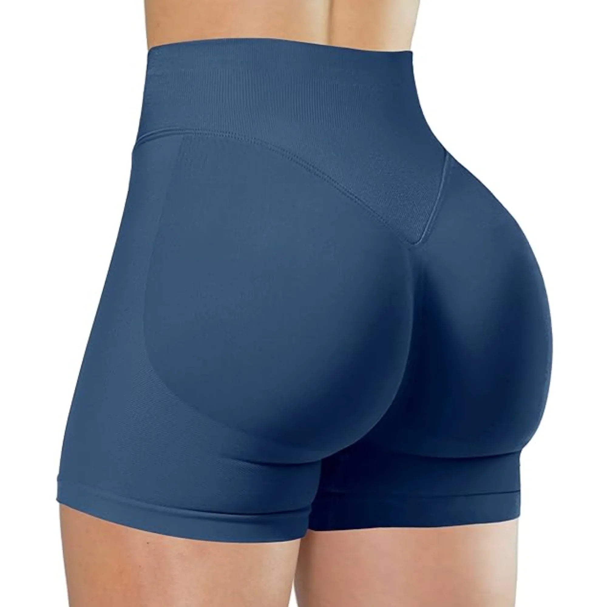 Pantalones cortos de yoga de cintura alta para verano, a la moda y sexys, para correr, fitness, leggings de yoga de color sólido