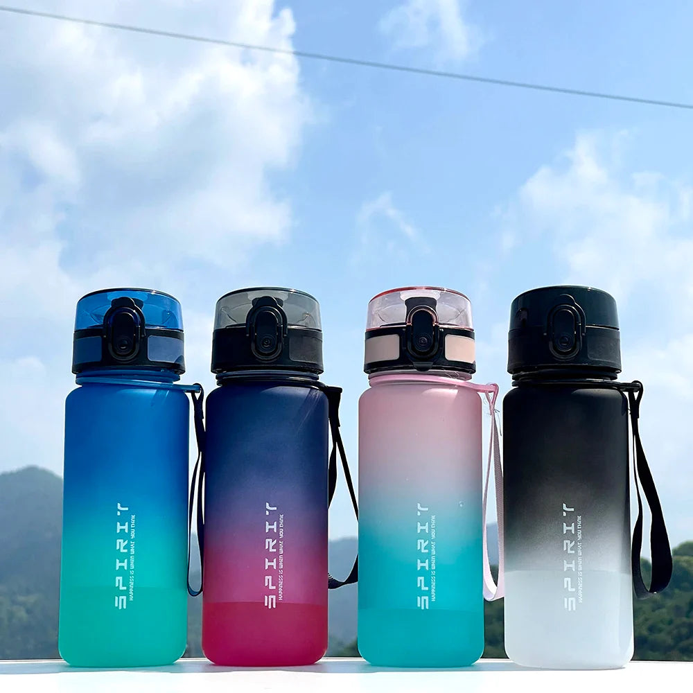 Large Capacity Motivational Sports Water Bottle | Leak Proof Reusable Cup for Gym Outdoor Travel