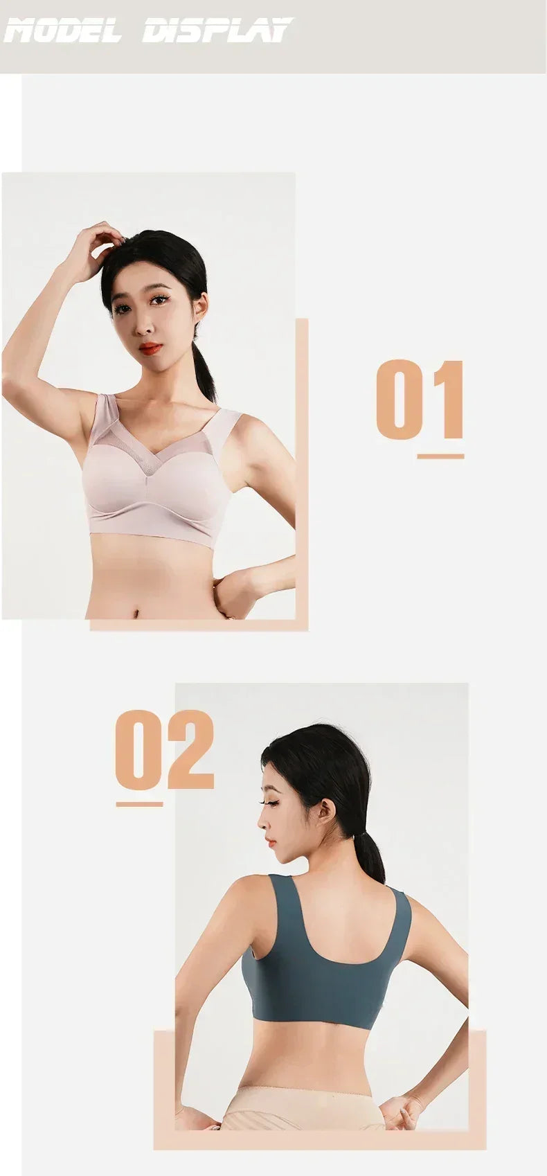Sujetador Push Up de tirantes para mujer, sin costuras, con relleno, top informal de talla grande, sujetadores de mujer suaves sin aros, XL-6XL, ropa interior de seda helada