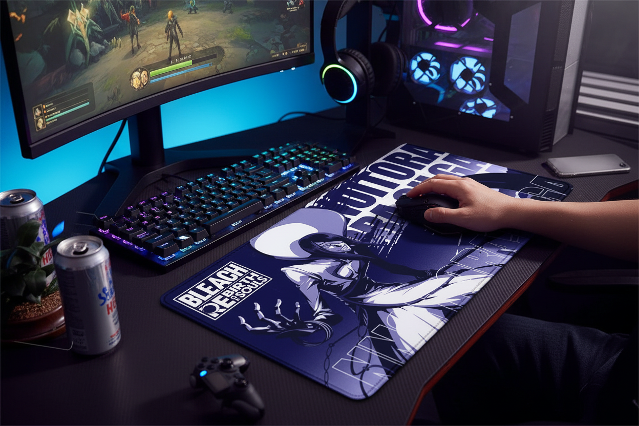 Gaming BLEACH Mouse Pad XXL Laptops Office Durable Desk Mat 900x400mm Kuchiki Rukia Gamer Cabinet Keyboard Carpet Speed Mousepad